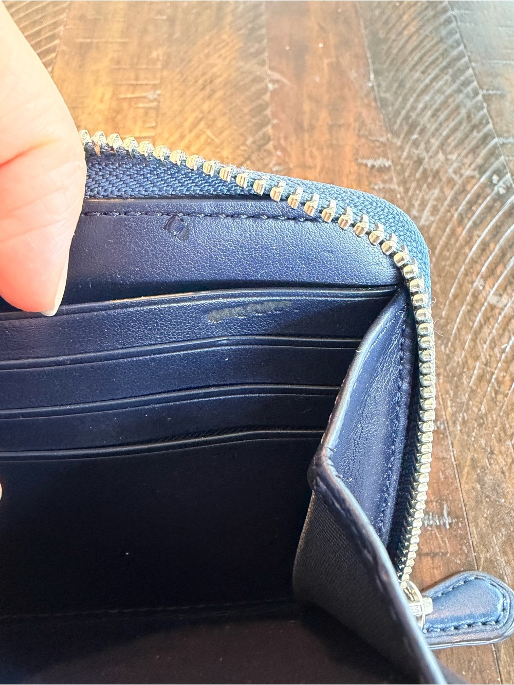 Coach Color Block Logo Wallet - Picture 7 of 8